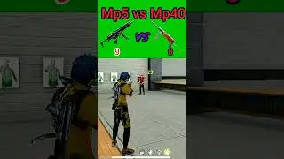 MP5 VS MP40😱 In free fire//gun win hai test 