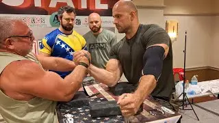 AZ Armwrestling Tournament 2023 Afterpulls with Larry Wheels, Andrei Sharkevich, Eric Wolfe