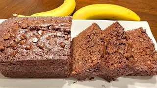 DOUBLE CHOCOLATE BANANA BREAD