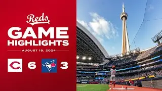 Reds vs. Blue Jays Game Highlights (8/19/24) | MLB Highlights