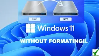 How to Convert RAW Hard Drive to NTFS Without Losing Data 2022.
