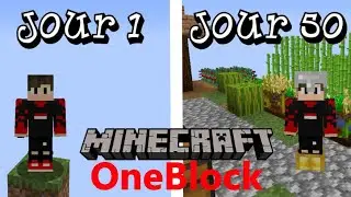 J'ai survécu 50 jours sur un block dans minecraft... Voici ce qui c'est passé