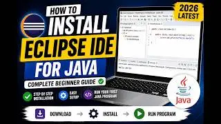 How to Install Eclipse IDE for Java in Windows (2026) | Complete Beginner Guide🔥🔥