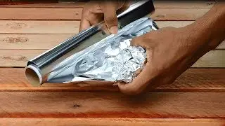 Mirror-Polished Japanese Foil Ball Challenge & Cutting Open Aluminum Foil Ball