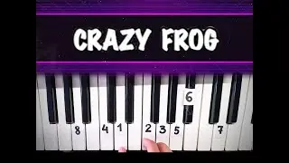 Crazy Frog - Axel F — Easy piano tutorial / на пианино 🎹