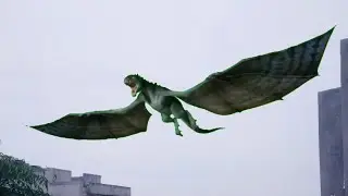 dragon /vfx/graphics / green screen dragon / free use dragon video / free use/ Jurassic world
