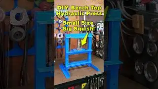 DIY Bench Top Hydraulic Press  #diy #diytool