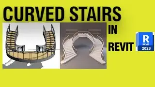 QUICKLY CREATE CURVED STAIRS IN REVIT