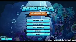 Minecraft Seapolis Submerged ч1 - ныряем на дно океана)