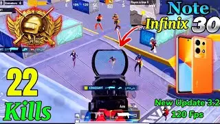 Infinix Note 30 Erangel GamePlay | Infinix Note 30 Pubg Test 2024 | Infinix Note 30 Pubg 120 Fps