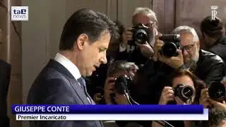 GOVERNO, CONTE E' IL PREMIER INCARICATO: "SARO' DIFENSORE POPOLO ITALIANO"