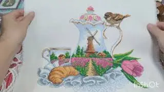 Вышивка июль-август: финиши, старты и много планов на осень/и вновь пополнение запасов!