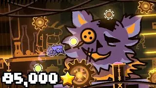 THIS LEVEL IS AMAZING! (+85,000 stars) Scarlet Field by cerufiffy | Geometry Dash