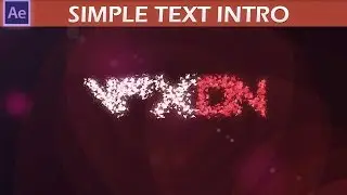 After Effects Simple Text Intro Tutorial