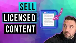 How To Sell Premium Licensed Content Even If You're A Complete Beginner