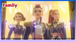‘Golden’ Lyric Video | KPop Demon Hunters | Netflix Family