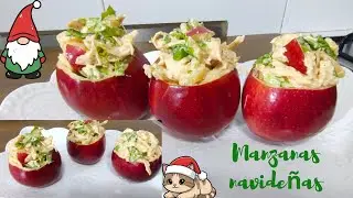Christmas recipe. Stuffed apples with Christmas flavor #christmas