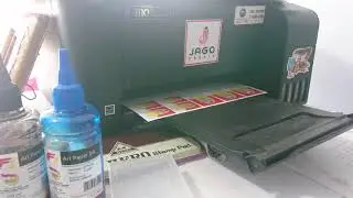 TUTORIAL DAN REVIEW cetak foto menggunakan printer Epson L3110 tinta Artpaper F1 dan kertas Spectra