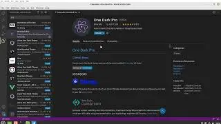 0020 Search downloading and installing themes for Visual Studio Code editor