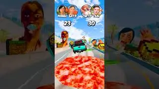 ЗЛЫЕ БАТЯ И МАМА VS СЫН И СЕСТРА в Бименджи Драйв #shorts