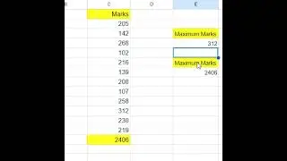 Find Maximum Or Minimum in All Sheet