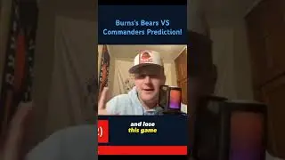 Bears Vs Commanders Prediction!