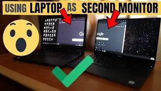 How to use laptop as secondary moniter