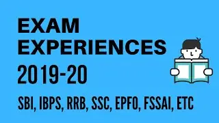 EXAM EXPERIENCES 2019-20 | SBI | IBPS | RRB | SSC | FCI | FSSAI | IN ASSAMESE