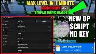 BEST Script Blox Fruit Mobile AUTO FARM & RAIN FRUIT |CHEST FARM RACE V4| Codex Fluxus Delta