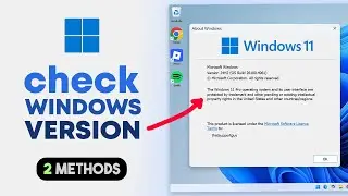 How to Check Windows Version / Edition in Laptop & PC (Windows 10/11)