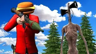 SIREN HEAD Found Us in a Forest in Gmod! (Garry's Mod Roleplay)
