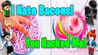 Text To Speech Roblox Slime 🌈 My Friends Forced Me To Kick My Girlfriend Out Because She's A Bacon