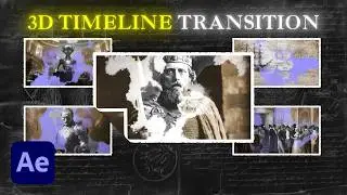 3D Timeline Transition (After Effects Tutorial)