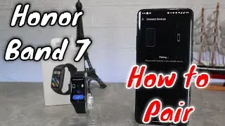 How to pair Honor Band 7 to phone with Honor Health Android App
