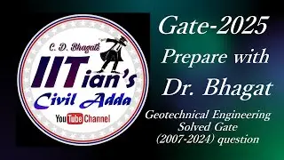 #geotechnicalengineering solved question #gate 2007 #gate2025preparation GATE2025