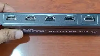 HDMI SPLITTER 4 PORT UNBOXING