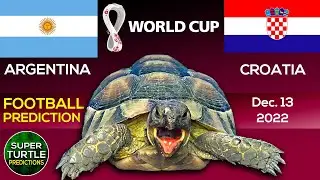 Argentina vs Croatia | Semi-Finals | World Cup 2022 | 🐢Turtle Football Predictions