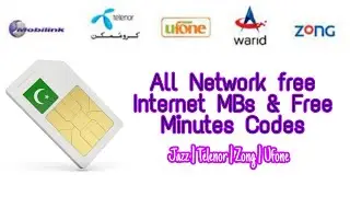 All Network Free Internet Data & Free Call Minutes Codes | Jazz, Telenor, Zong, Ufone Free Code 2020