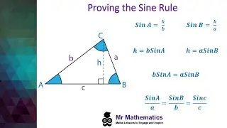 Proof of the Sine Rule | GCSE Maths | Mr Mathematics