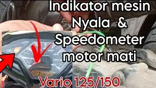 Cara memperbaiki speedometer motor Vario 125 mati