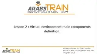 Lesson 2: Virtual environment main components definition