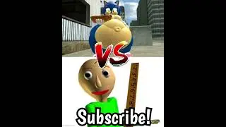 Fat Sonic VS Baldi!