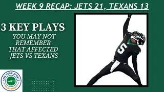JETS SNAP LOSING STREAK!!!!! Recapping the Game Plus the 3 Key Plays You May Not Remember...