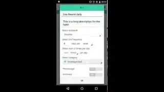 How to put habit into a category