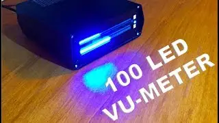 Vu-Meter 100 LED with 10x LM3915 - DIY