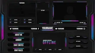 FREE STREAM PACK TEMPLATE | Thunder Strike 