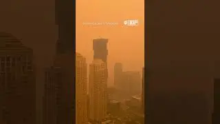 Canadian wildfires leave NYC in orange haze