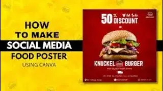 How to design food Poster in Canva|Graphic Mania