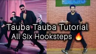 Tauba Tauba | Vicky Kaushal | All Six Hooksteps Tutorial Video | By Pushkar Chawla