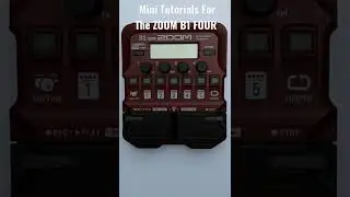 ZOOM B1 FOUR Bass Guitar Multi Effects - Mini Tutorials (49 in Total)